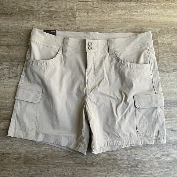 Eddie Bauer Summer Trail Cargo Shorts Size 16 Hiking Camping NWT - Picture 1 of 8